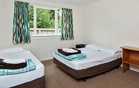 Standard Cabin bedroom with double beds