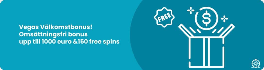 Omsättningsfri välkomstbonus hos Vegaz Casino
