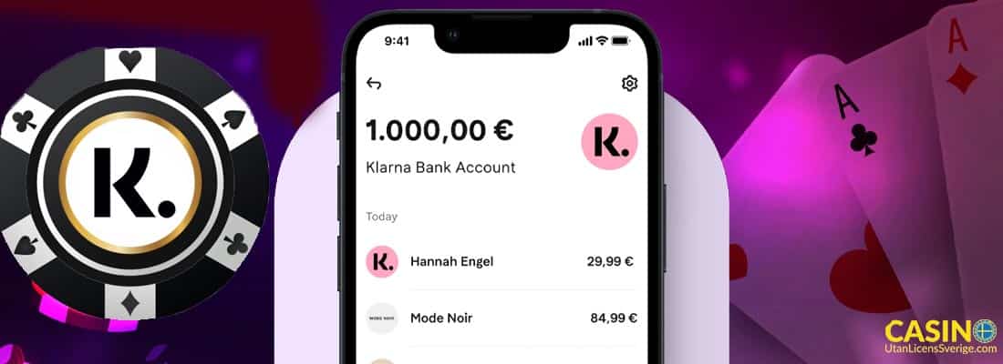 Insättningar och uttag med Klarna