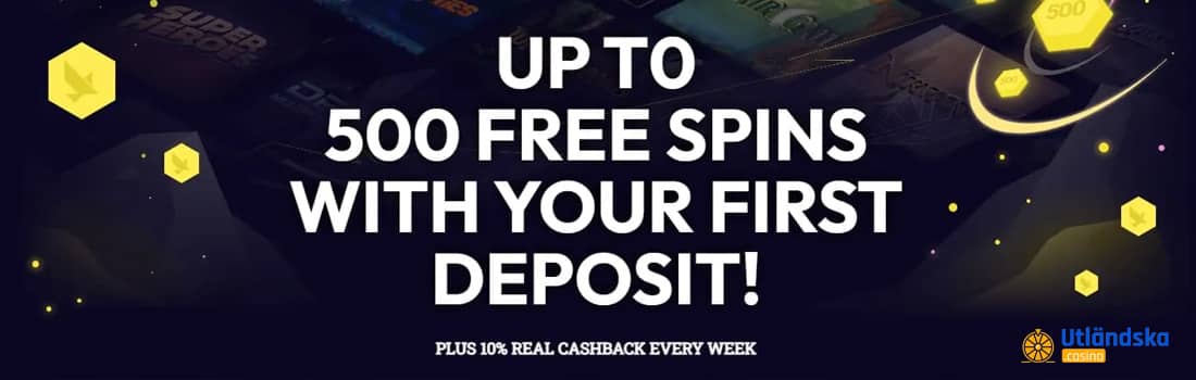 No wagering welcome bonus at Raptor Casino