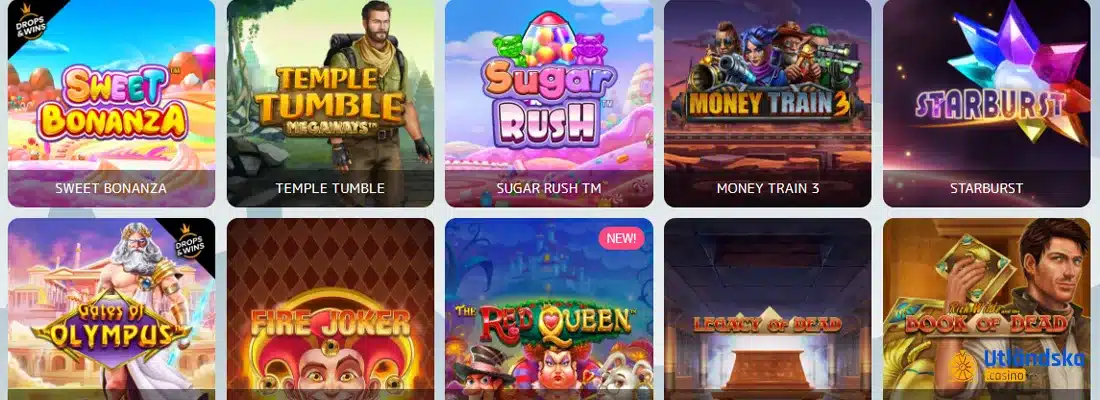 Spelutbud Monkaji Casino